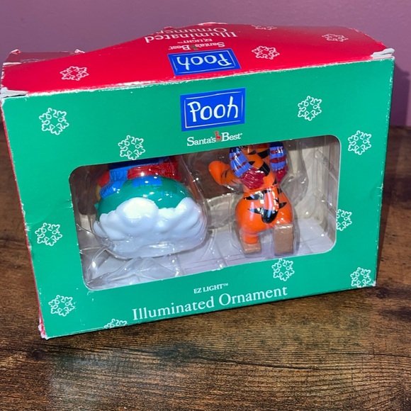 1998 Disney Tigger Pooh Illuminated Christmas Ornament - Picture 3 of 6
